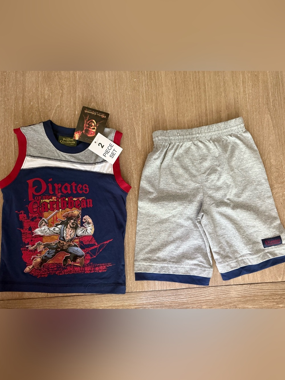 Disney’s Pirates of the Caribbean retro style cotton matching summer set boy 5